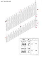 Gondola Shelving Back Panel (Perforated) Gondola Shelving Back Panel (Perforated),gondola unit, gondola display